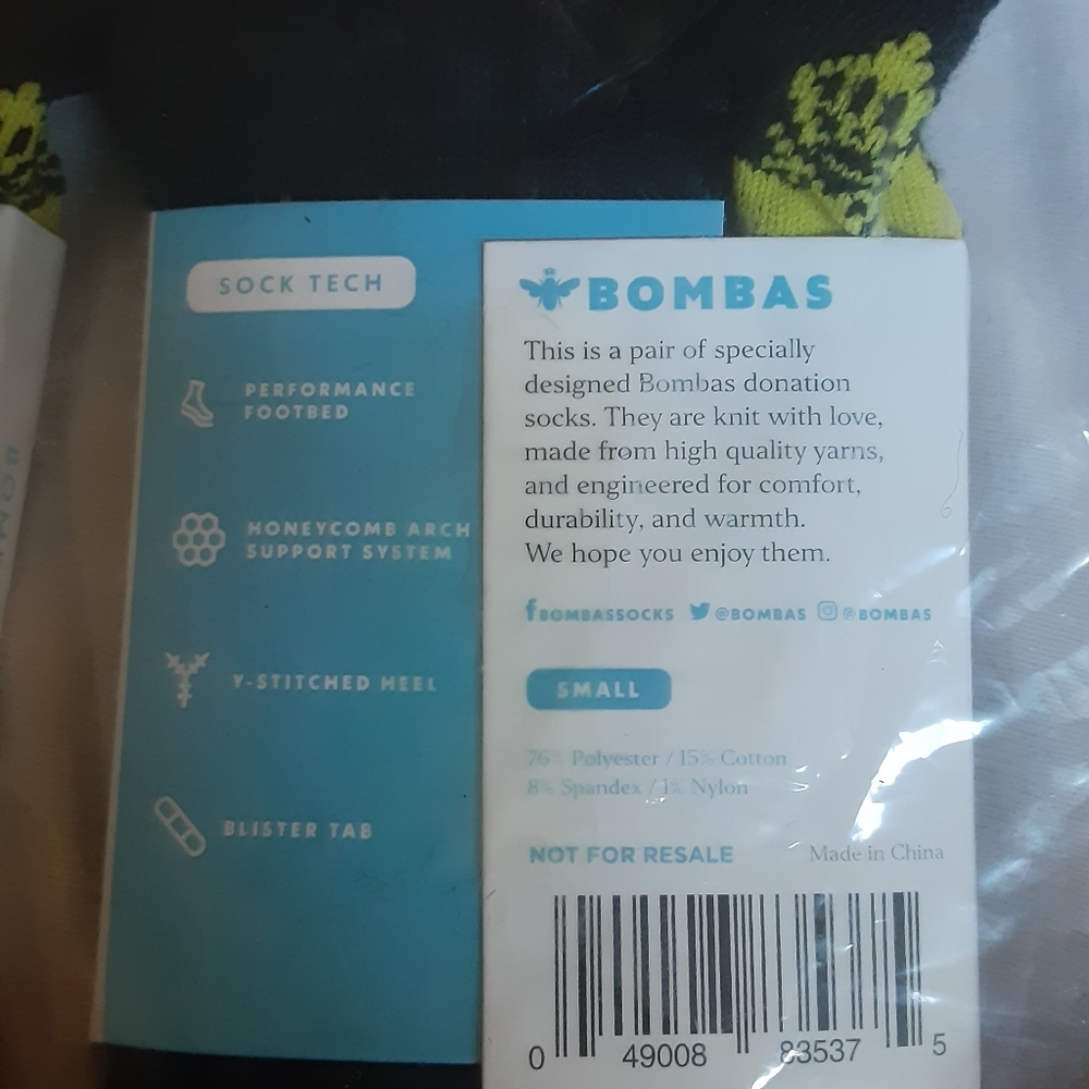 Bombas socks. Ankle kids size small